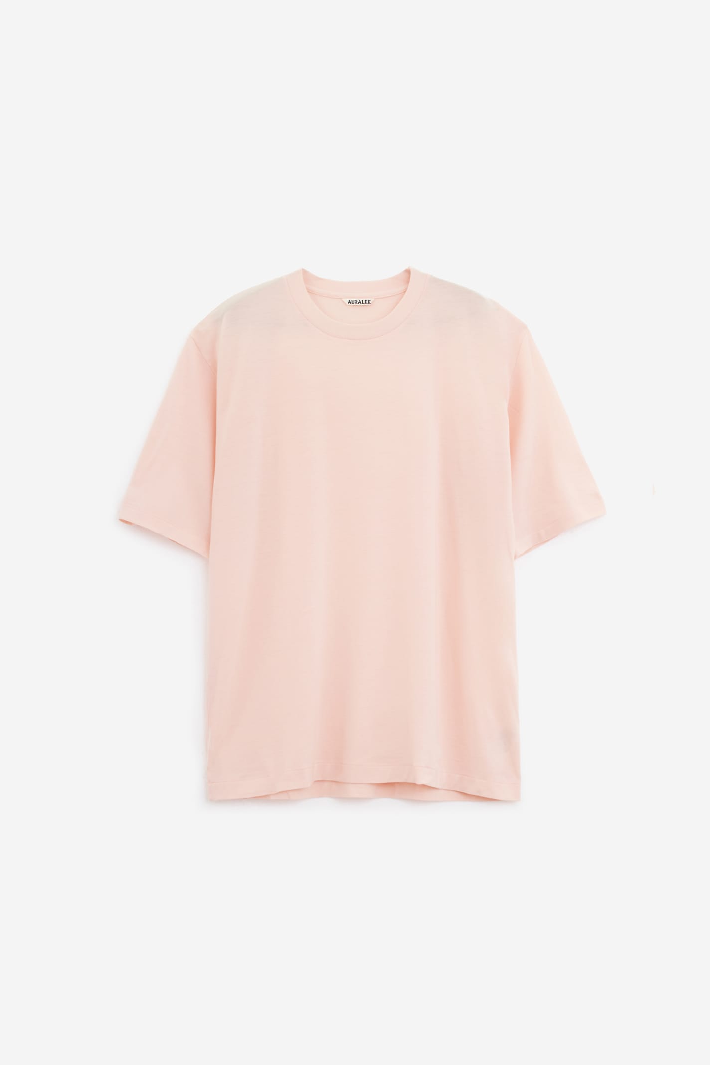 Shop Auralee T-shirt In Rose-pink