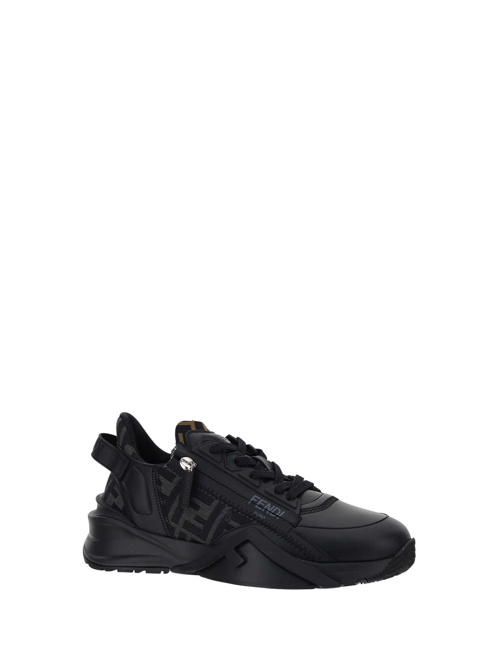 Fendi Flow Low-top Sneakers In Black