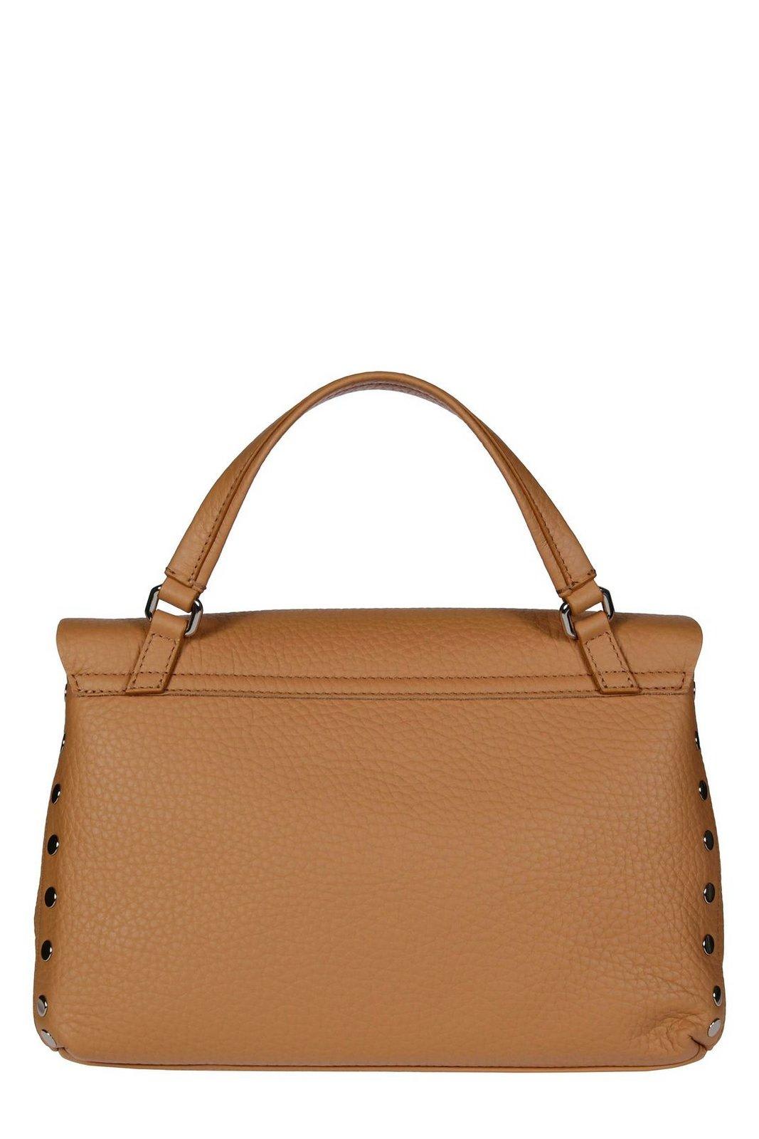 Zanellato Postina Twist-lock Small Messenger Bag In Brown