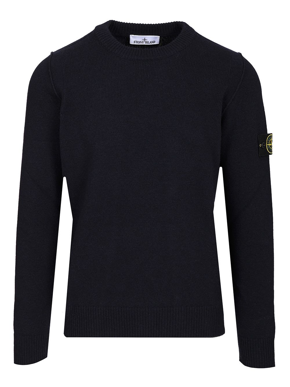 Stone Island Men's Cotton Crewneck Sweatshirt In Blue