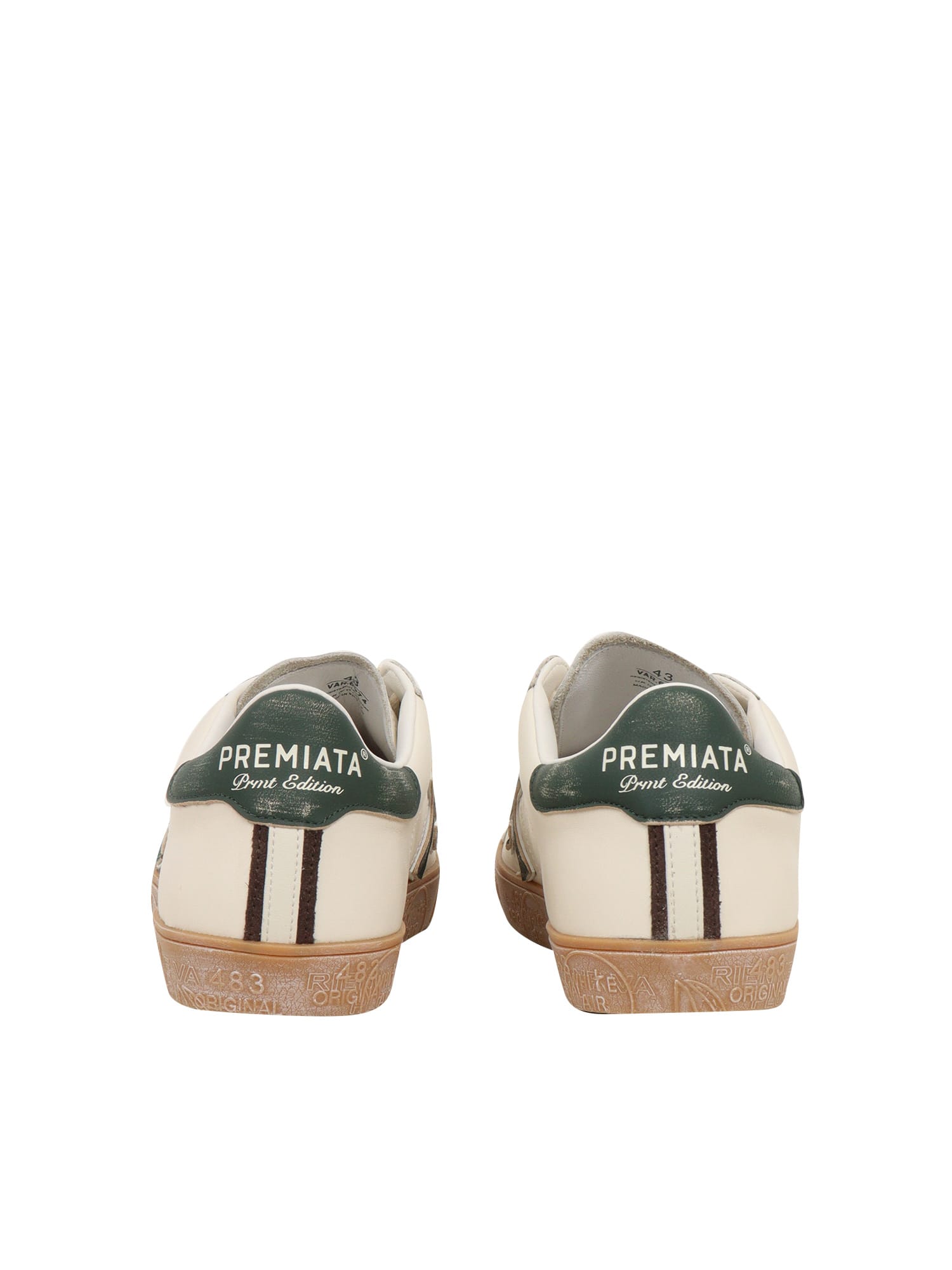 Shop Premiata Sneakers In White