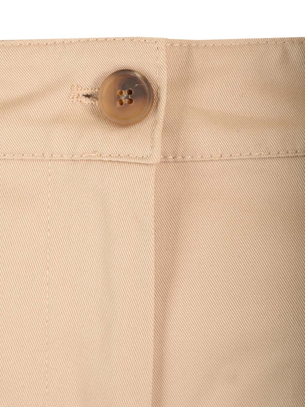 Shop Maison Kitsuné Slim Fit Chino Trousers In Beige