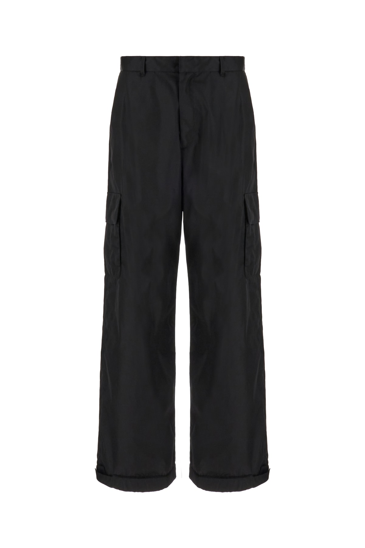 Shop Off-white Black Nylon Cargo Pants In 1010