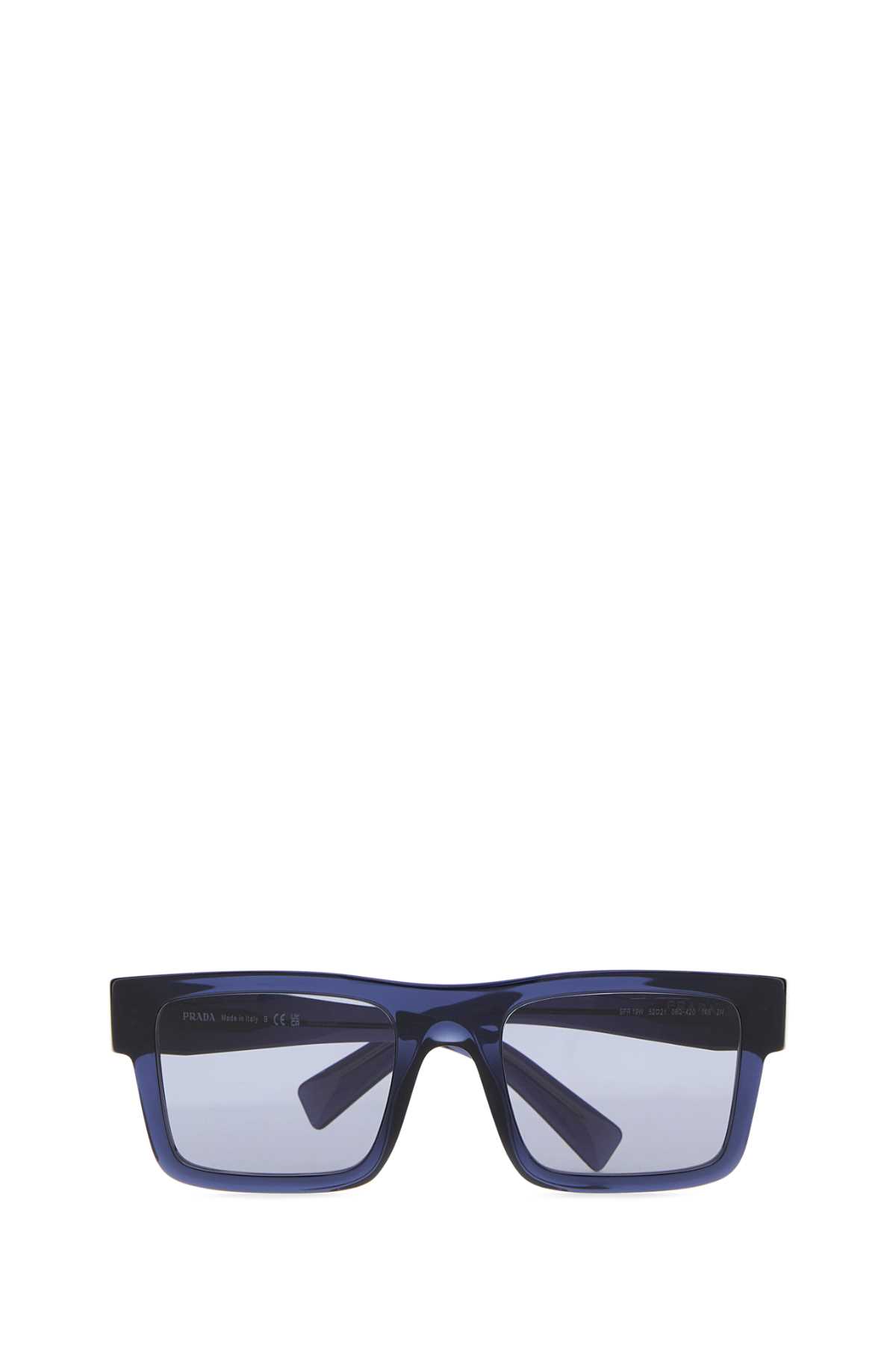 Shop Prada Dark Blue Acetate Sunglasses In Lensesbluette