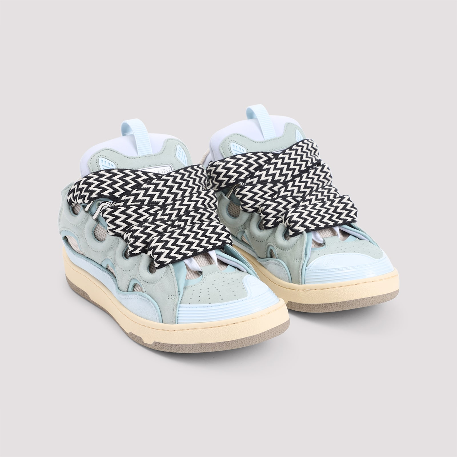 Lanvin Curb Sneakers In Blue
