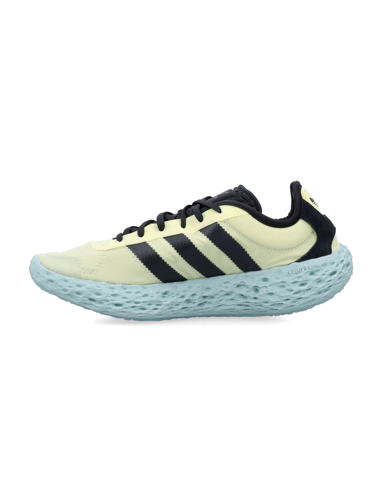 Adidas Originals Zponge Perforated Rubber Sole Sneaker In Ice Yellow