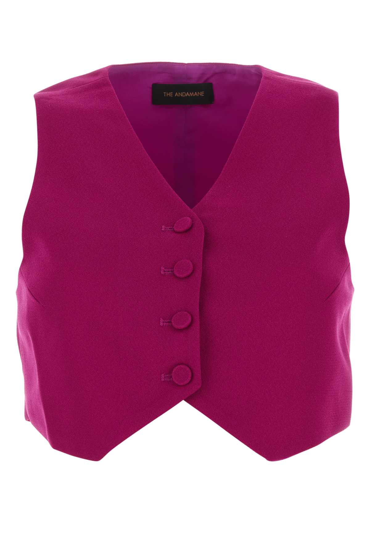 Tyrian Purple Polyester Vest