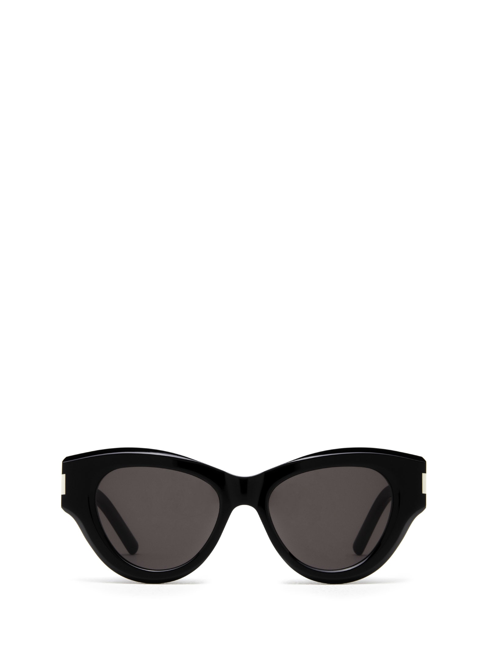 Shop Saint Laurent Sl 506 Black Sunglasses