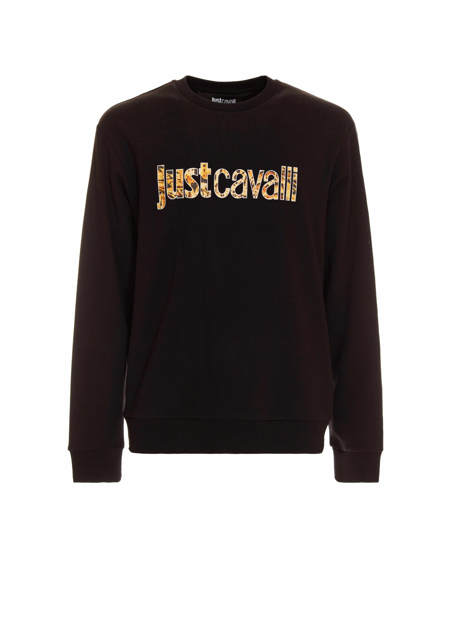 Shop Just Cavalli Hoodie In Black