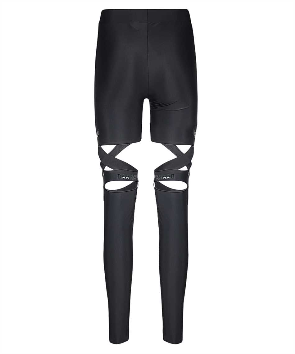 Barrow Openwork Detail Casual Pants In Black