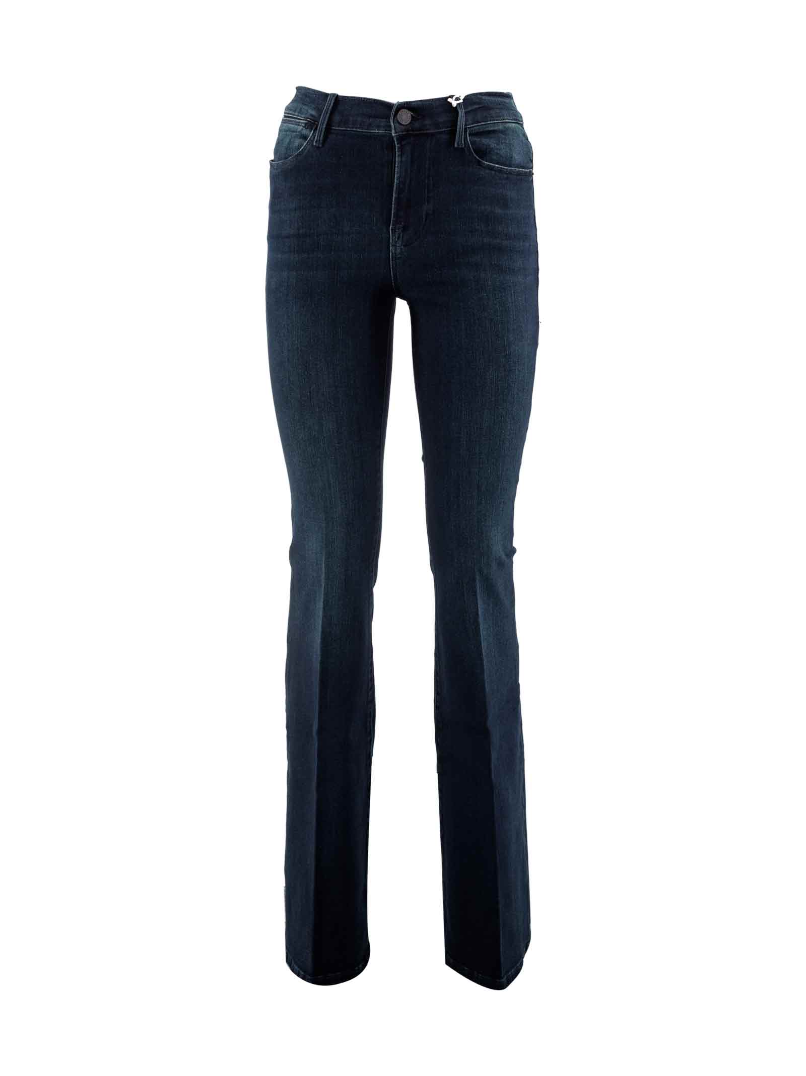 Frame Low Rise Flared Jeans