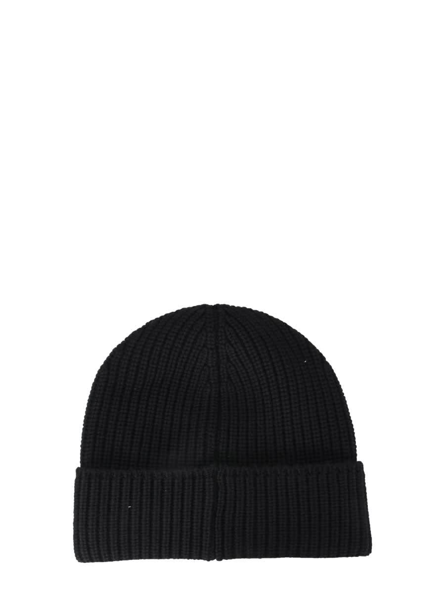 Shop Canada Goose Knitted Hat In Black