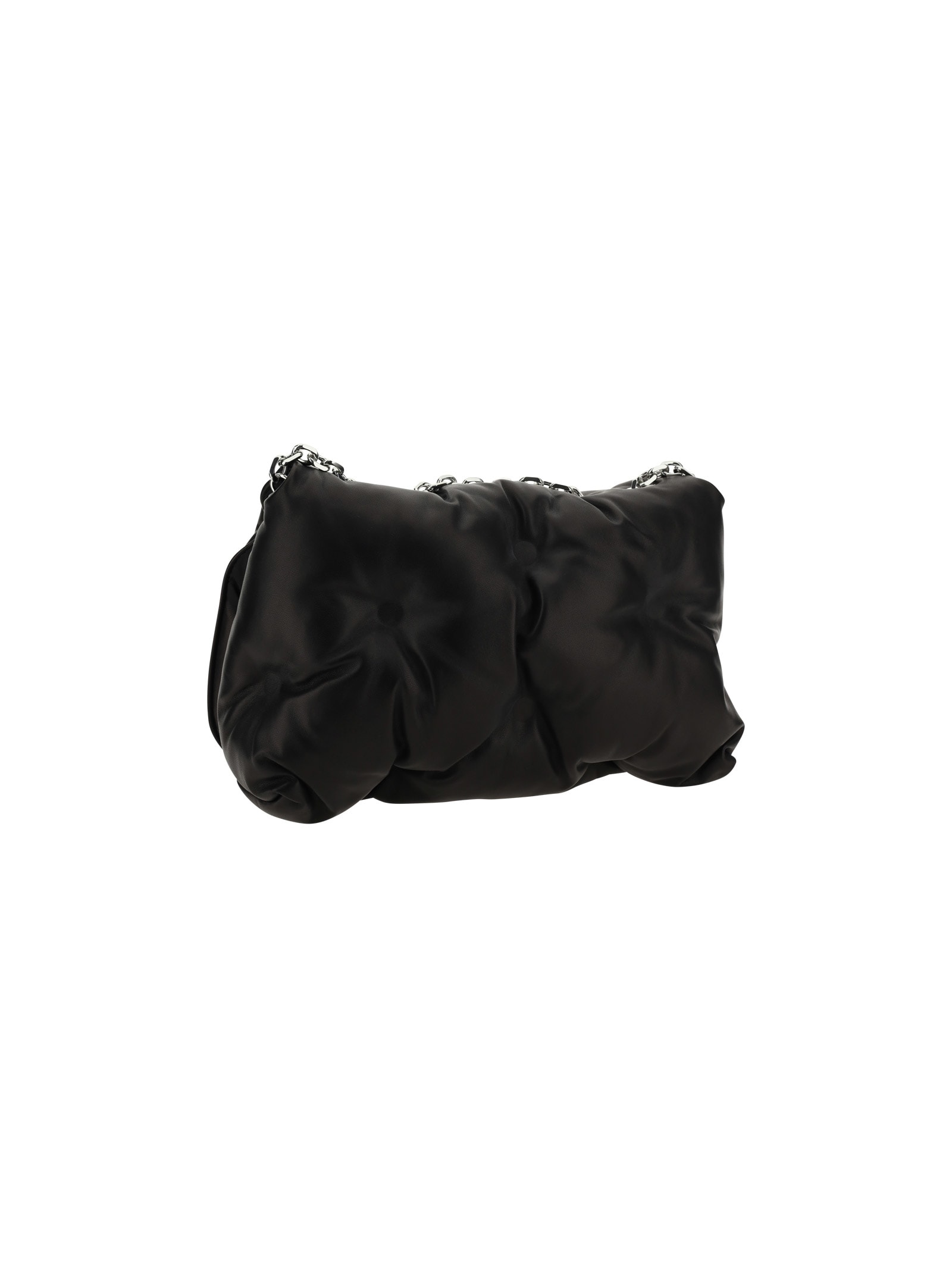 Maison Margiela Glam Slam Small Flap Top-handle Bag In Black