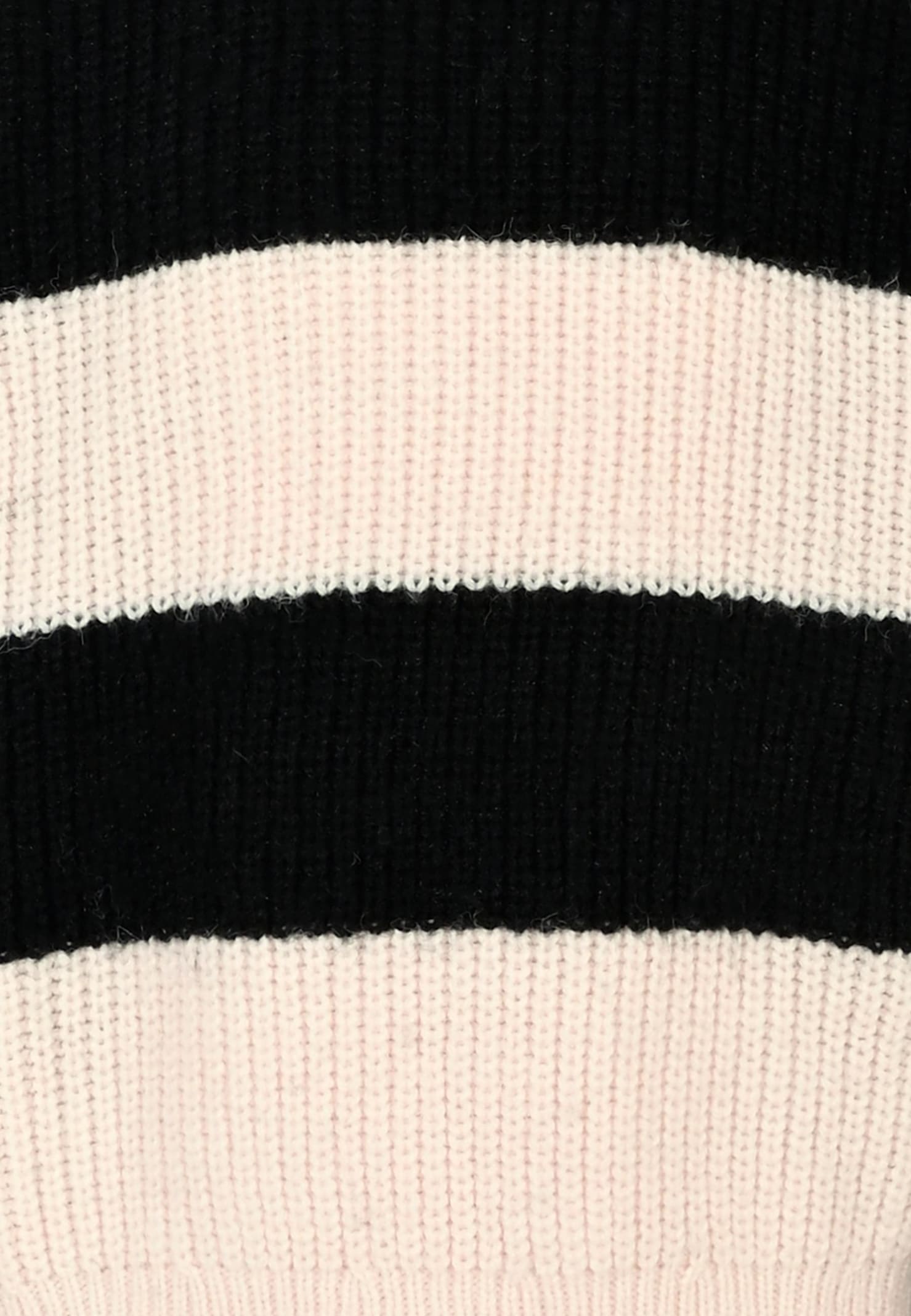 Rykiel Enfant Multicolor Sweater For Girl With Patch In White