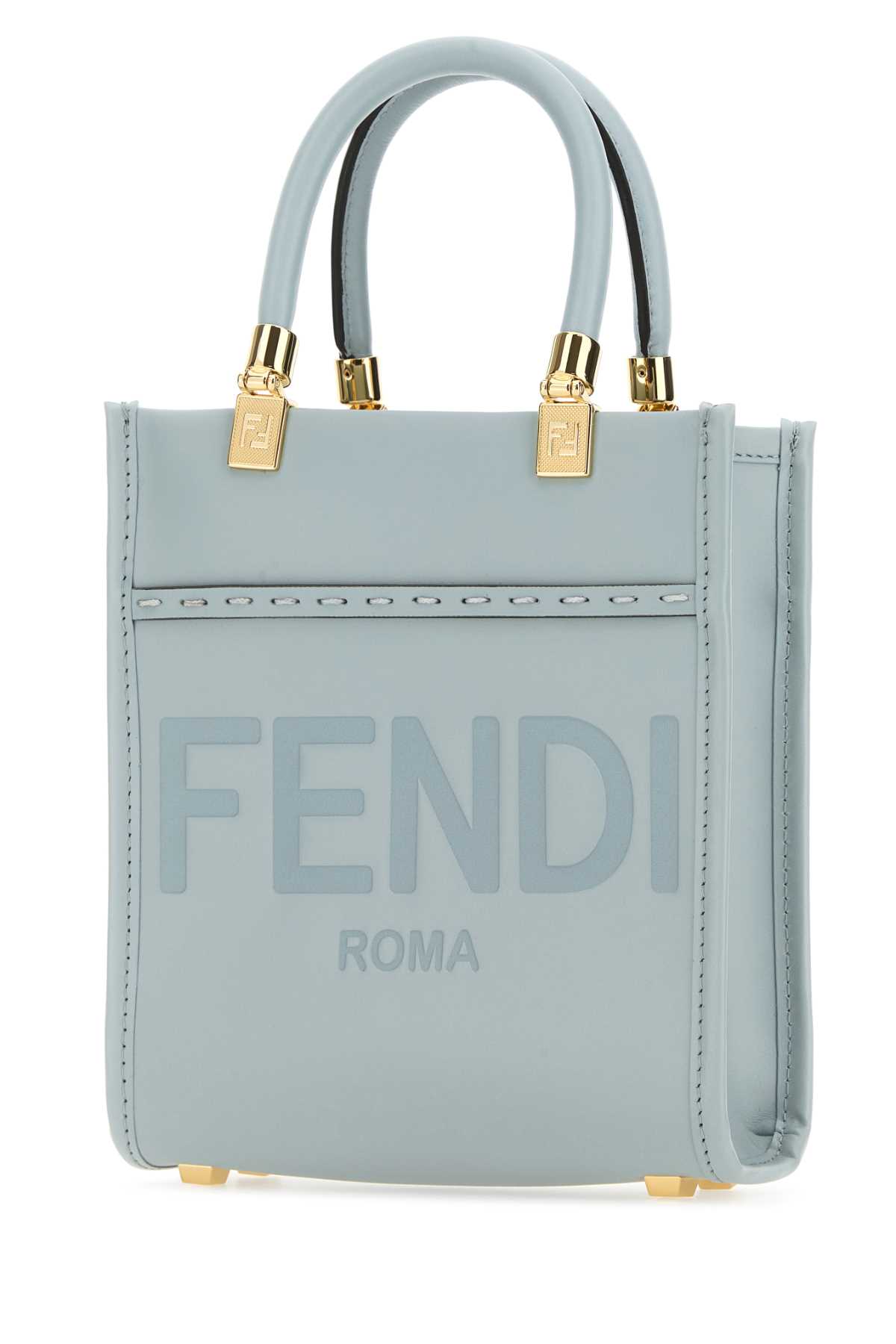 Fendi Mini Sunshine Leather Handbag In Aniceos
