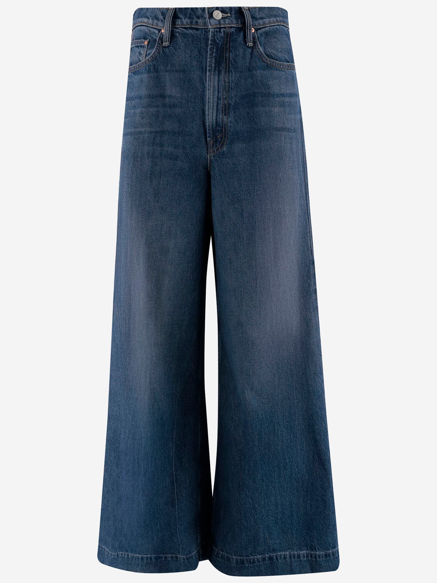 Mother Jeans Headliner Sneak In Cotton In Blue