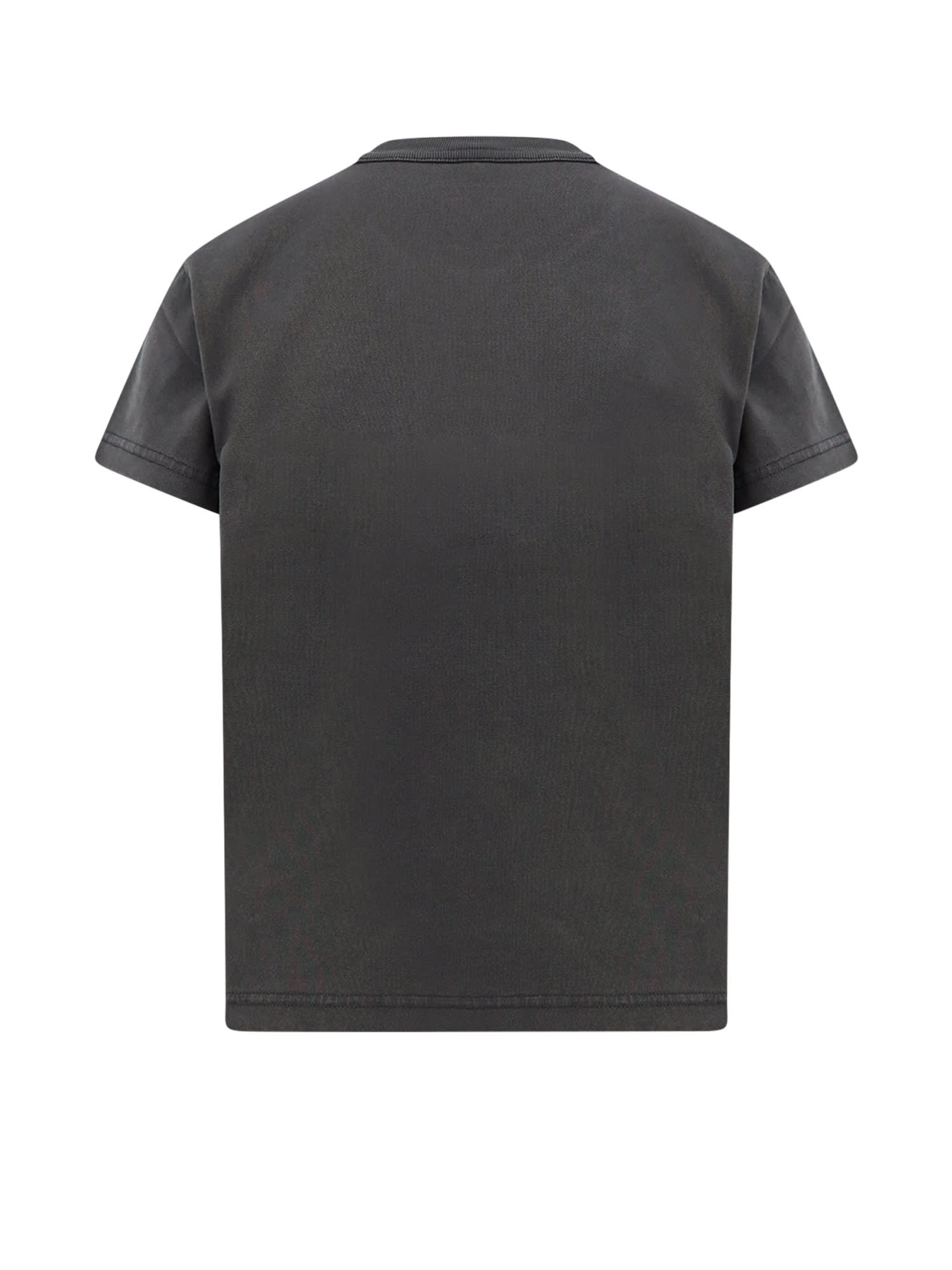 Shop Alexander Wang T-shirt In A Soft Obsidian