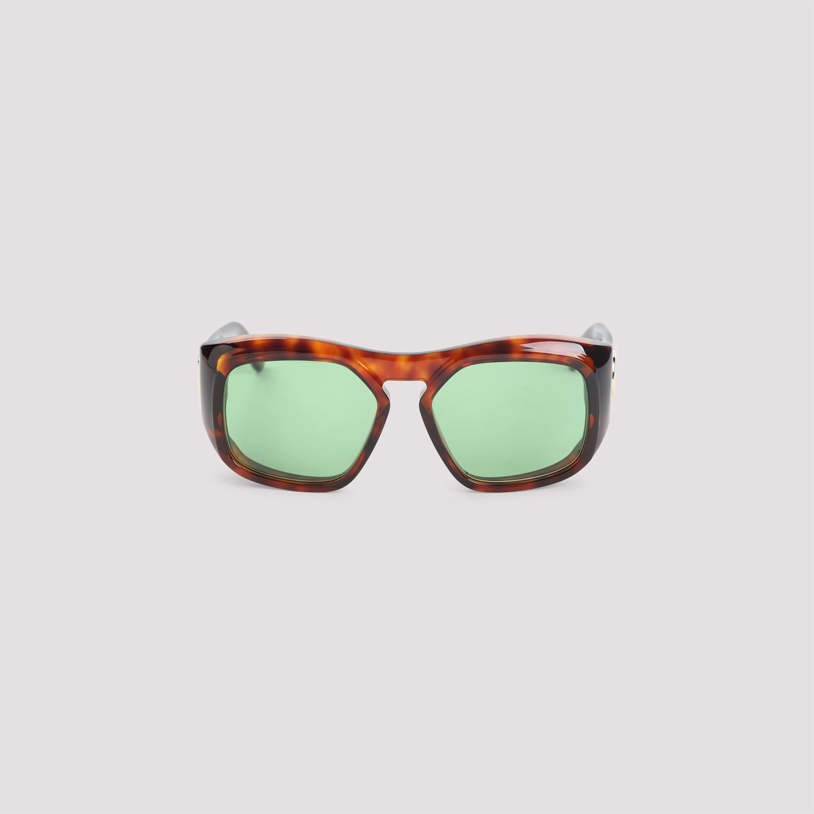 Valentino Garavani Oversized Tortoiseshell Frame Sunglasses In Brown