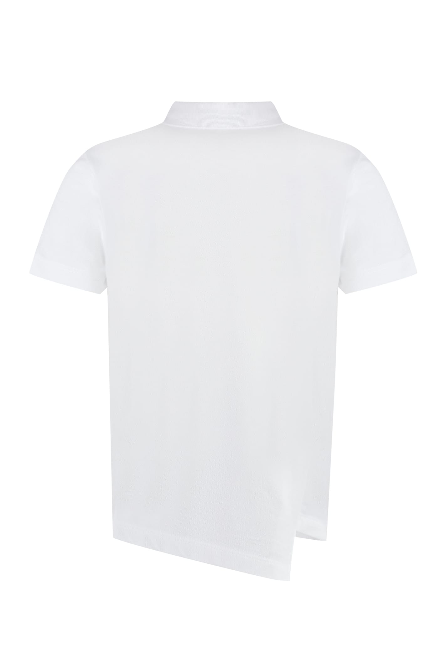 Shop Comme Des Garçons Shirt Lacoste X Comme Des Garçons - Cotton-piqué Polo Shirt In White
