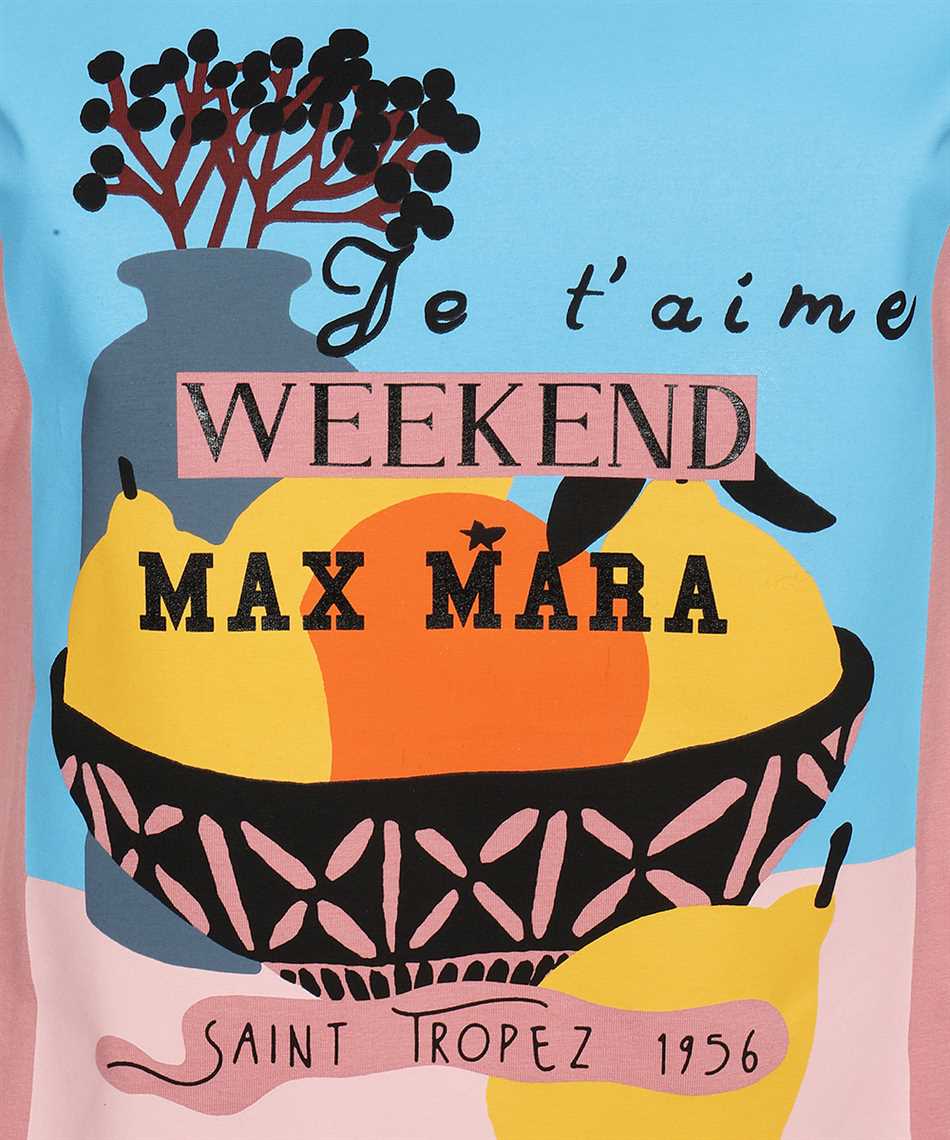 Weekend Max Mara Cotton T-shirt In Pink