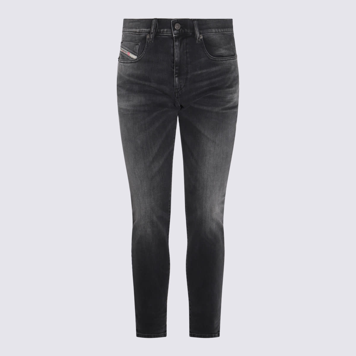 Diesel Black Cotton Denim Jeans