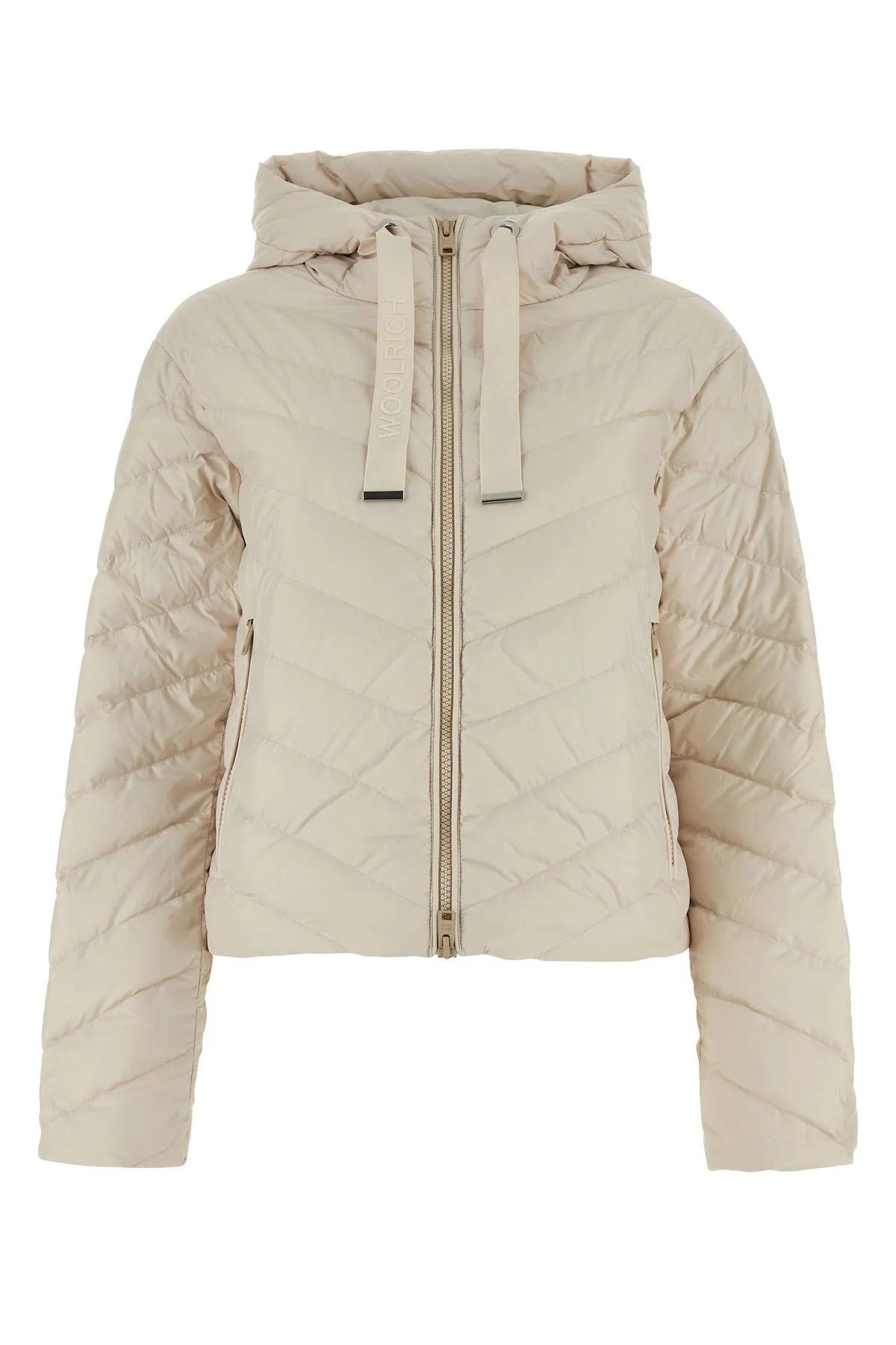 Sand Polyester Down Jacket