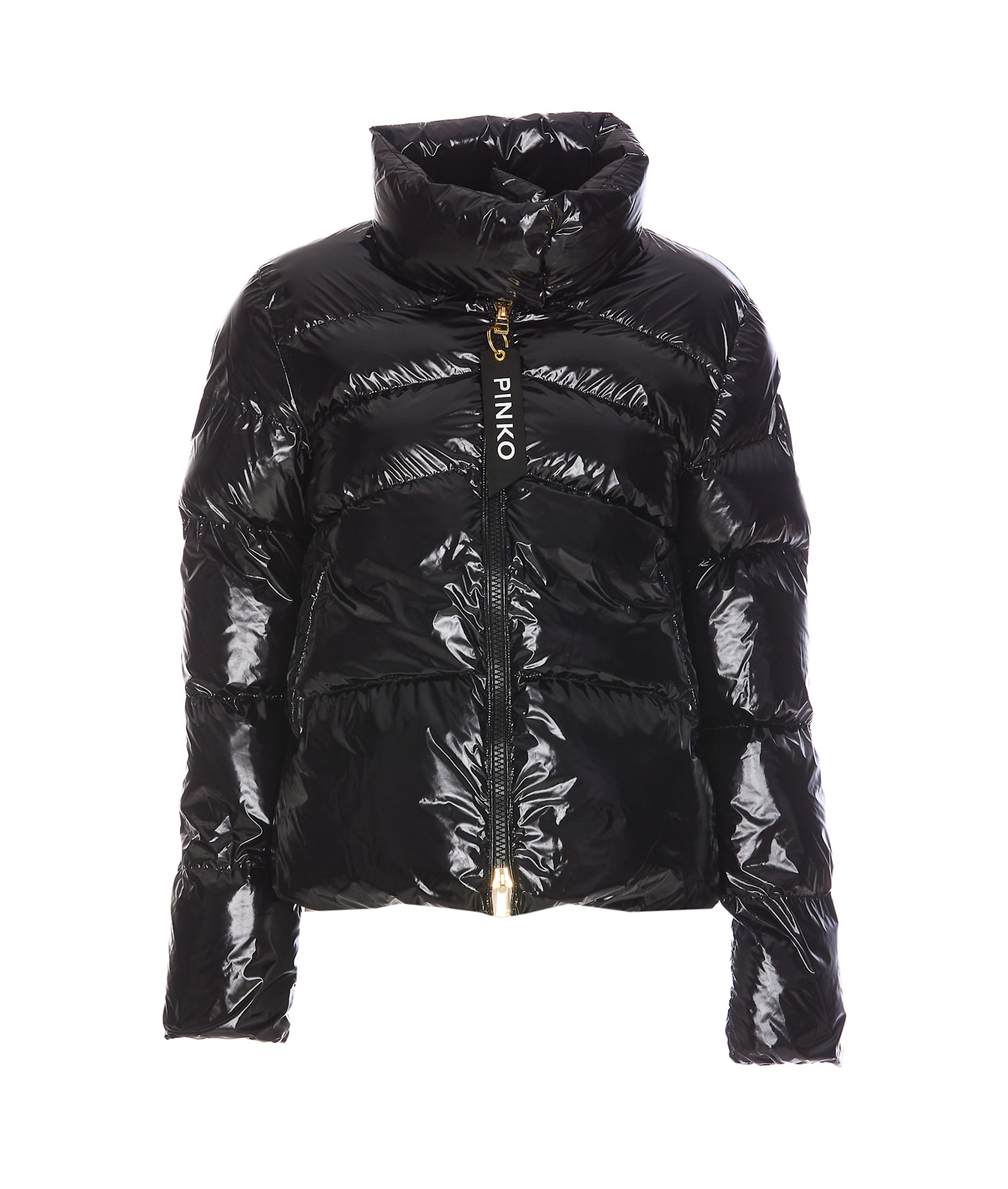 Shop Pinko Mirco Down Jacket In Black