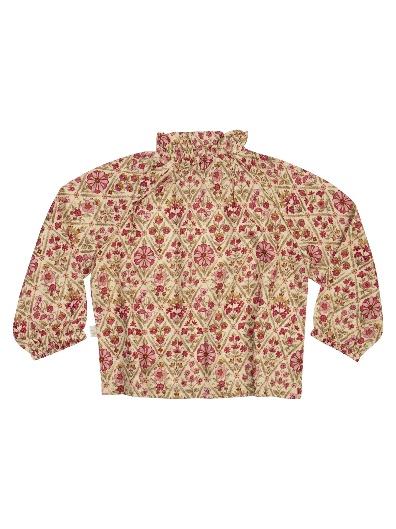 Shop Il Gufo Long-sleeved, Patterned Shirt In Yellow