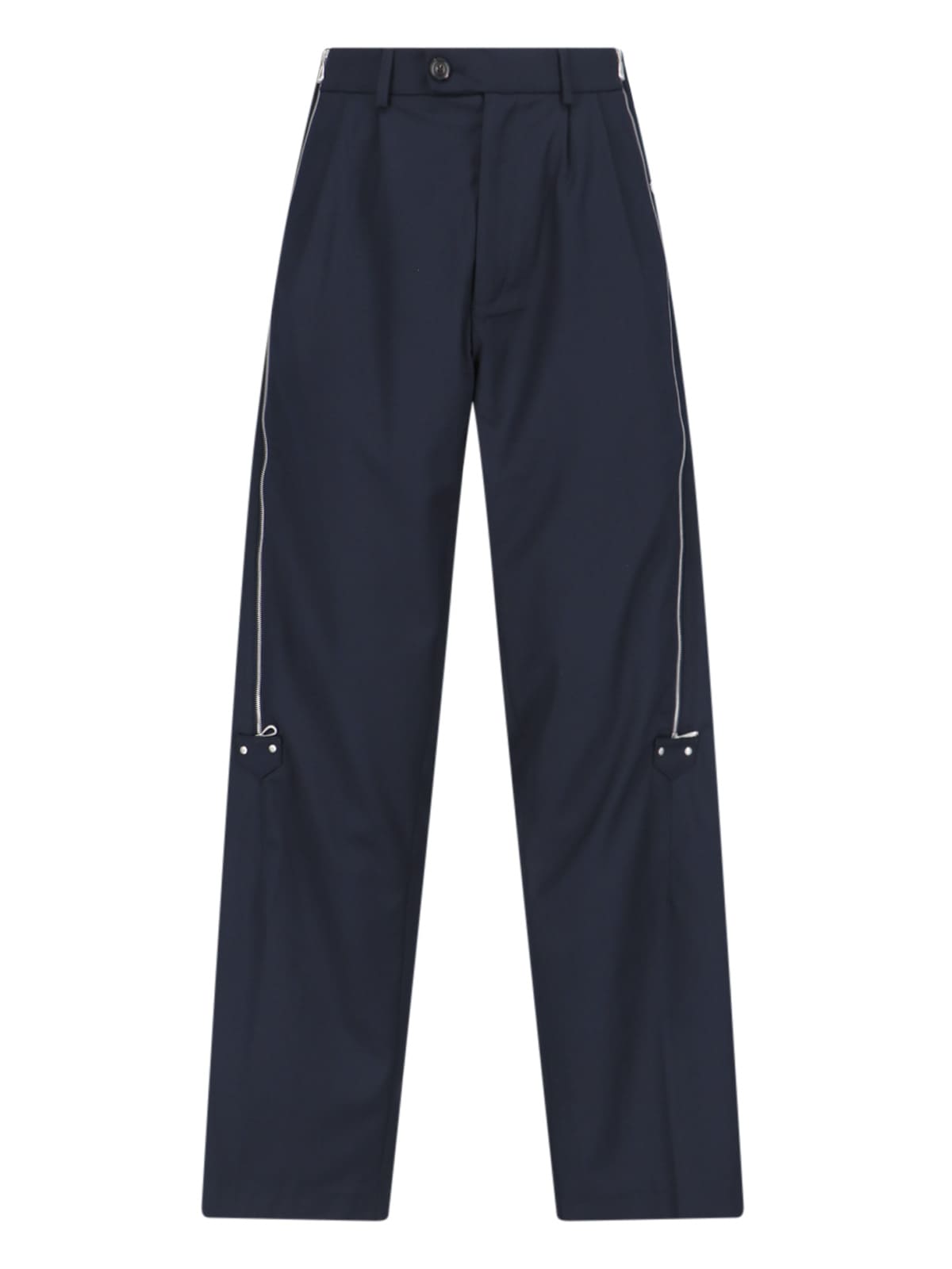 Shop Kiko Kostadinov Knox Pants In Blue