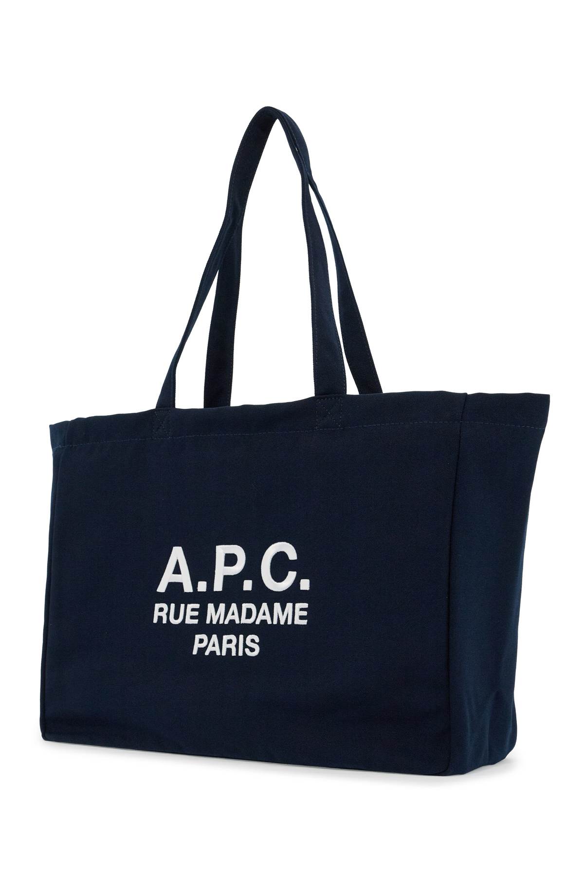 Apc Diane Rue Madame Shopping Bag In Darknavy