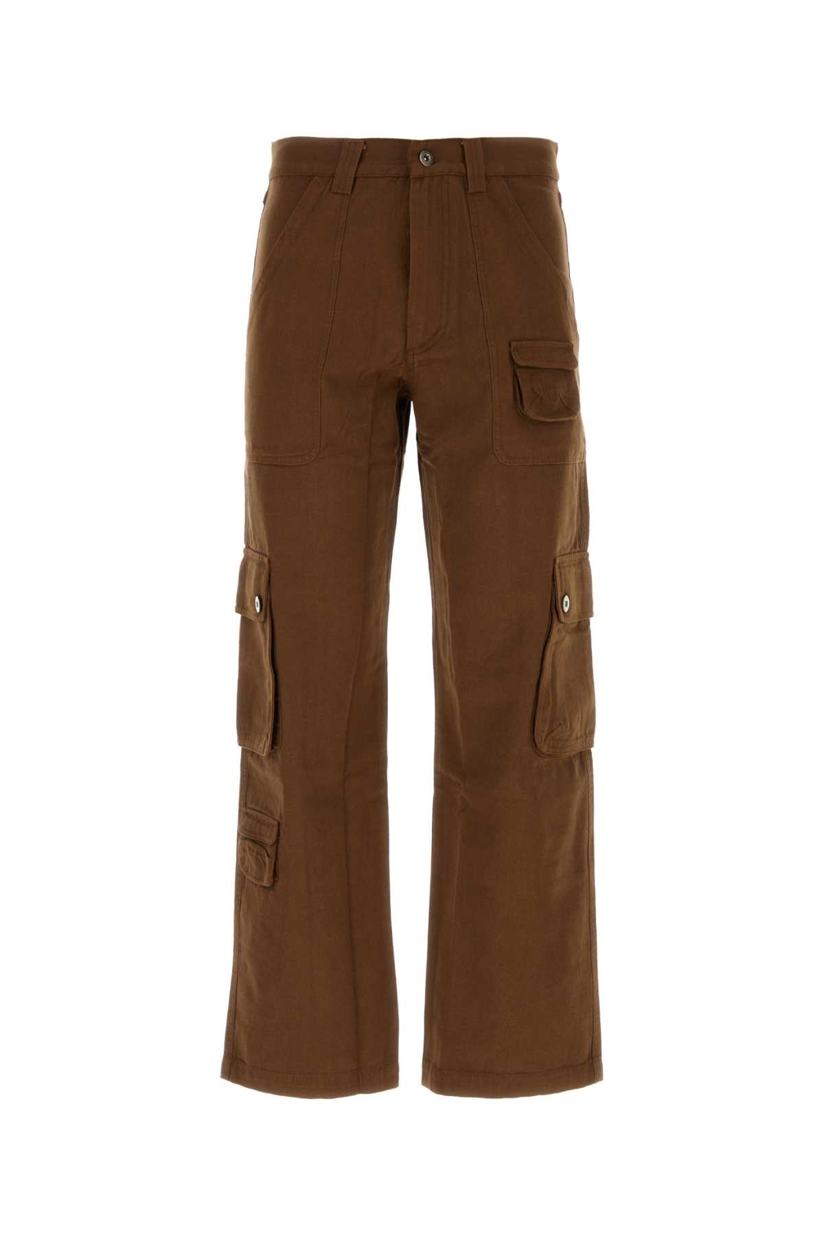 Brown Cotton Morris Cargo Pants