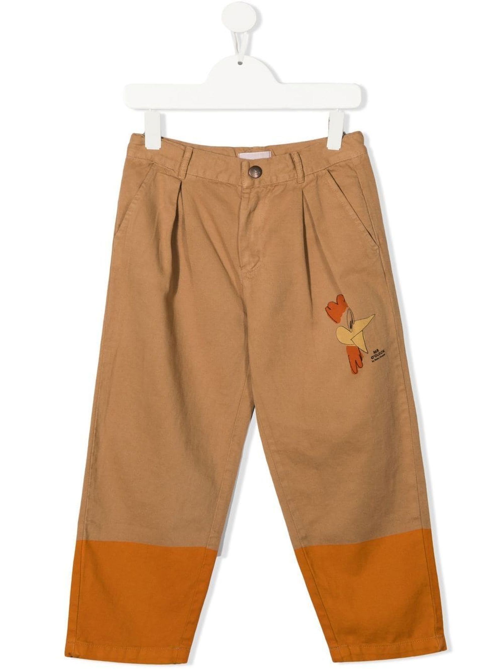Bobo Choses Brown Cotton Trousers