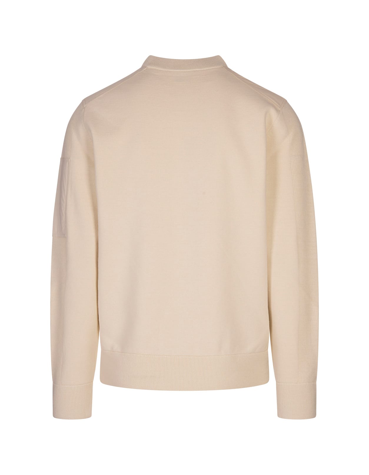 Shop Hugo Boss Cream P-diego Sweater In White