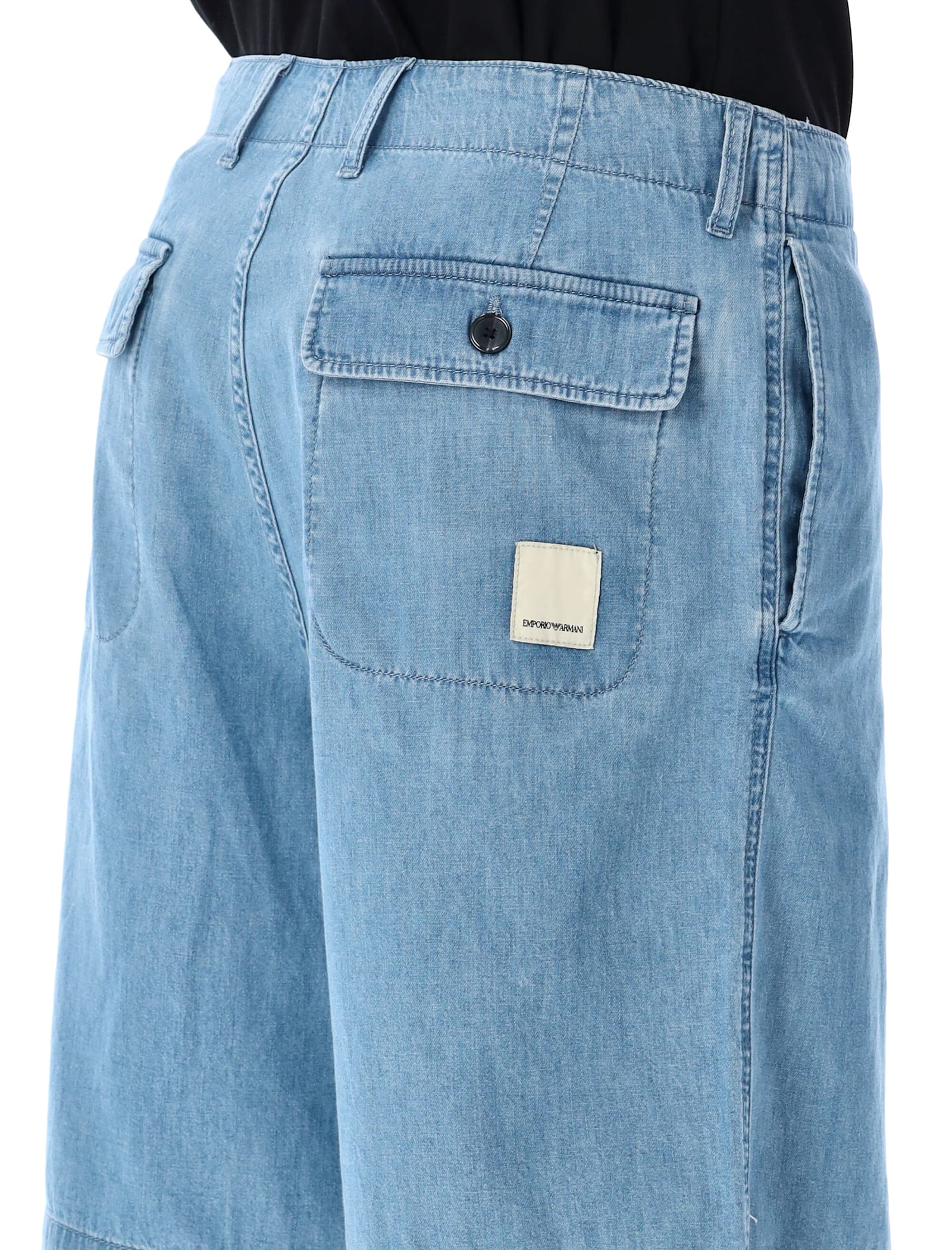 Emporio Armani Men's Denim Bermuda Shorts