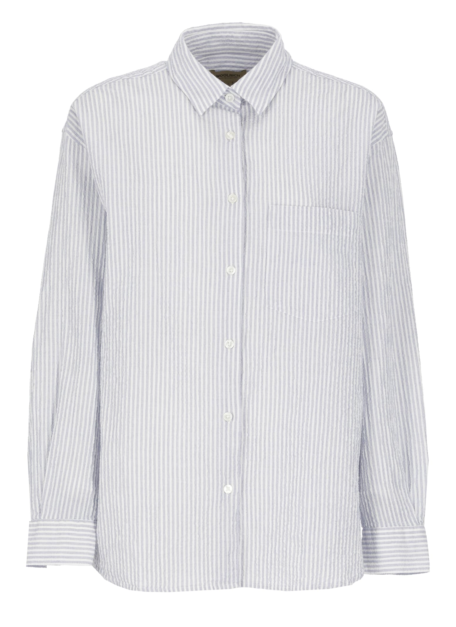 Woolrich Light Blue Stripes Shirt