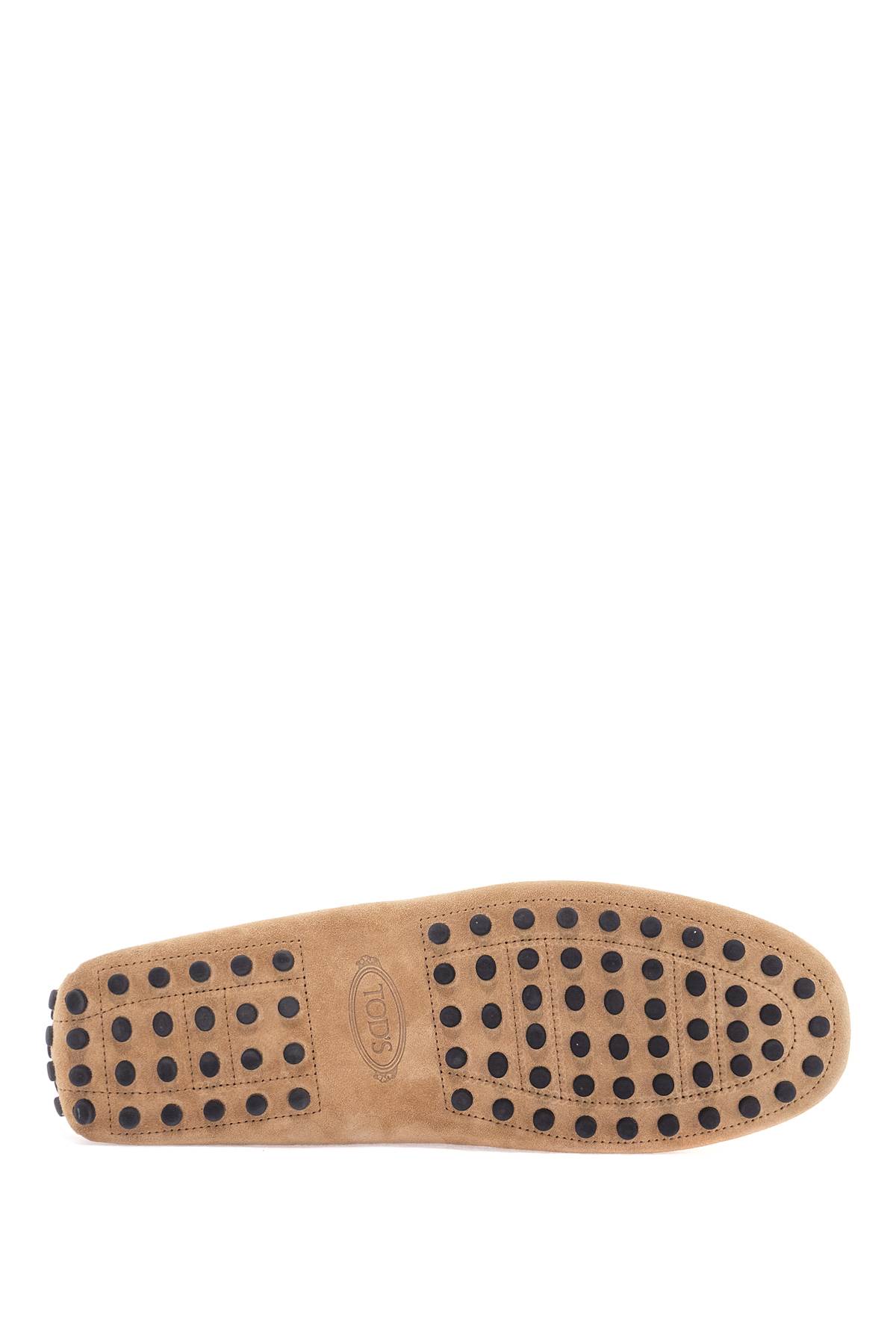 Tod's Bisquit Leather Moccasin With Rubber Sole In Biscotto (beige)
