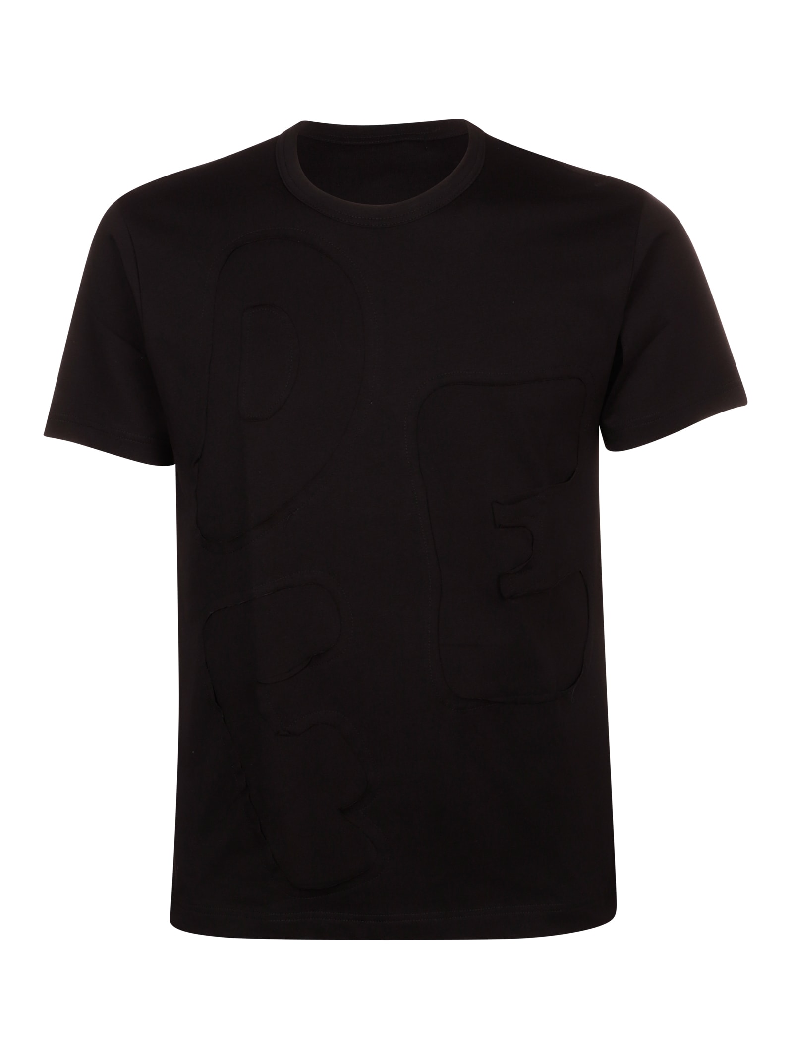 Shop Comme Des Garçons Shirt Mens Tshirt Knit In Black