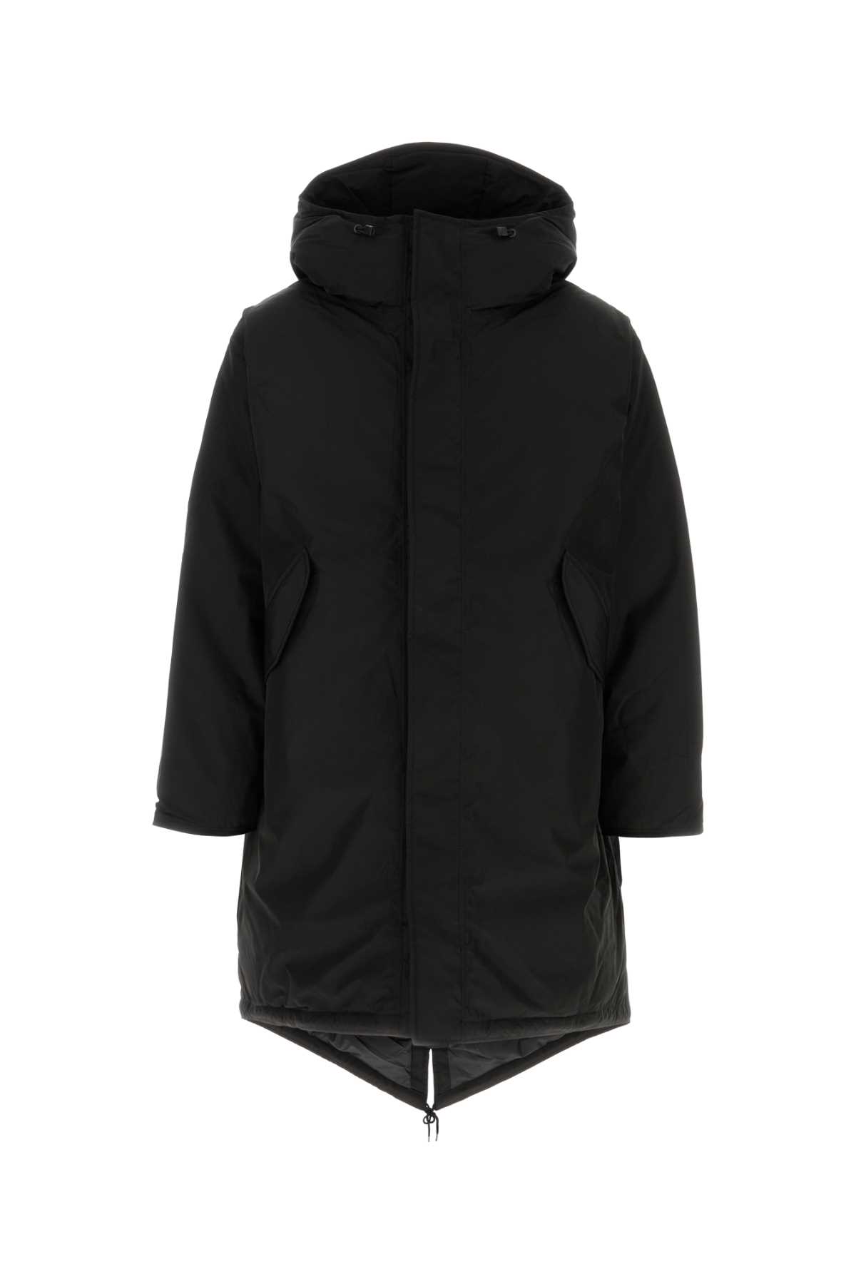 Black Polyester Down Jacket