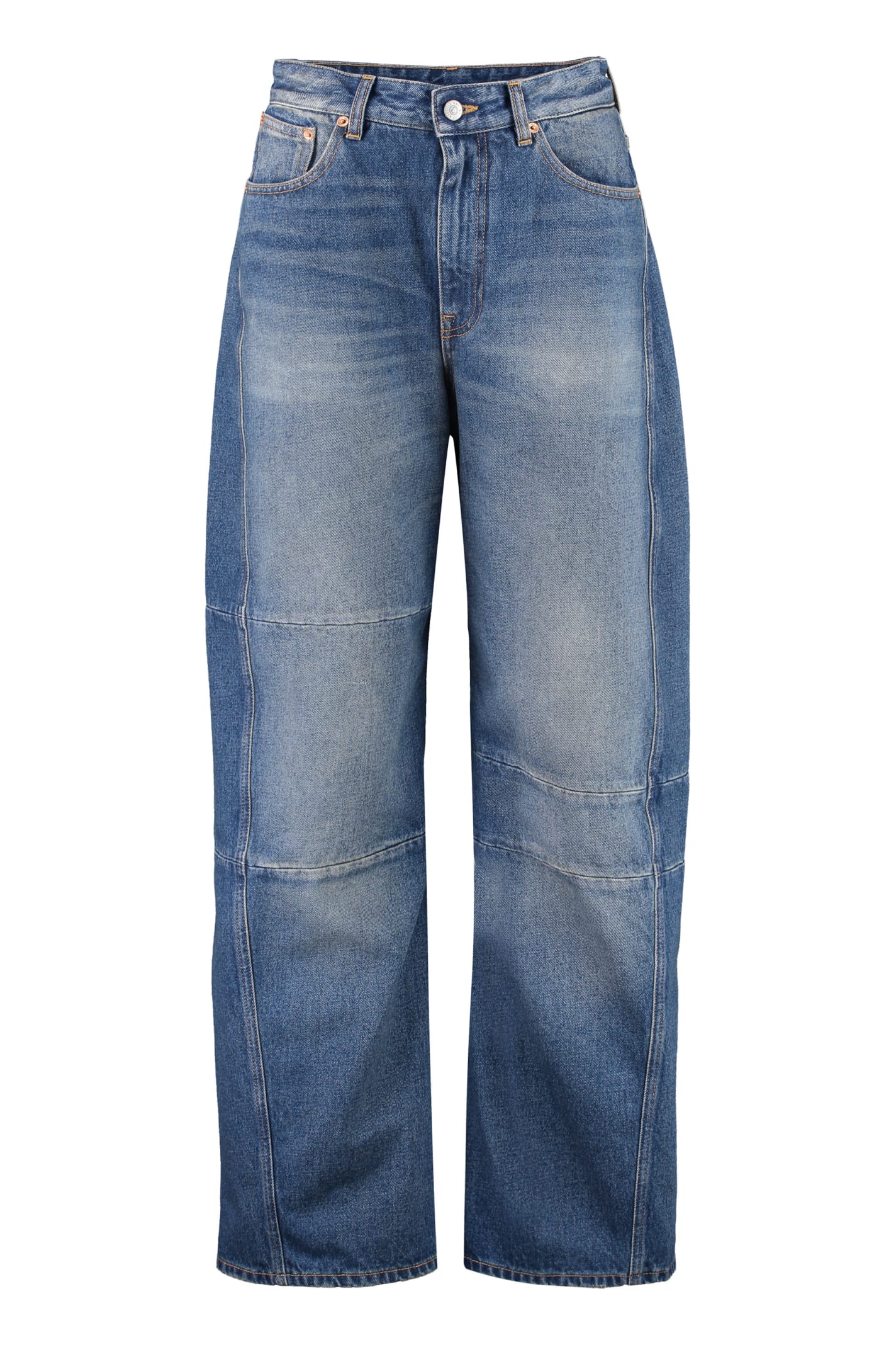 MM6 Maison Margiela High-waist Wide-leg Jeans