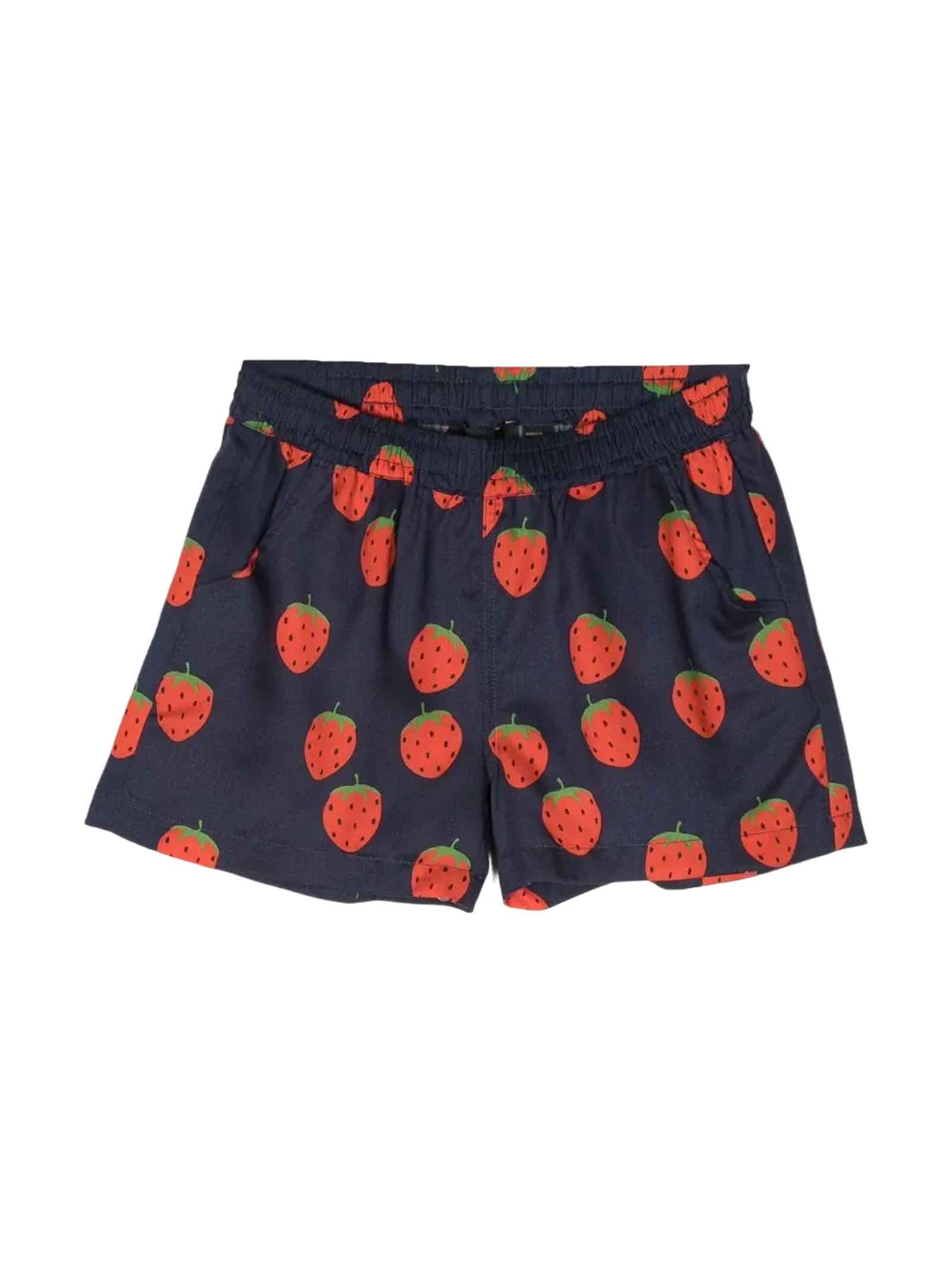 Shop Mini Rodini Blue Shorts Girl