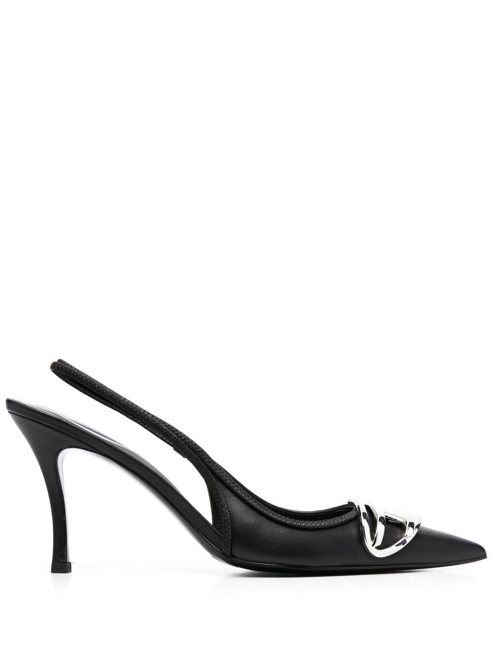 Diesel Venus Leather Pumps In Black