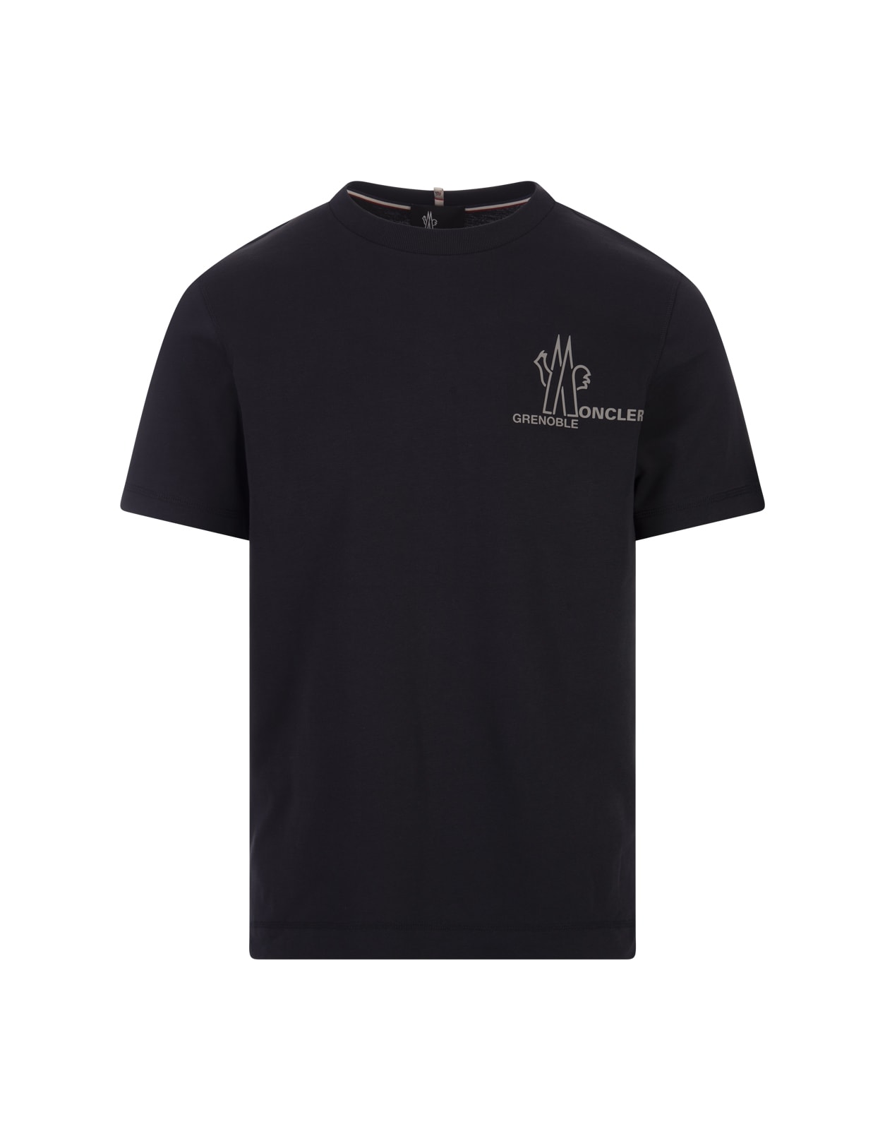 Moncler Dark Blue Logoed T-shirt