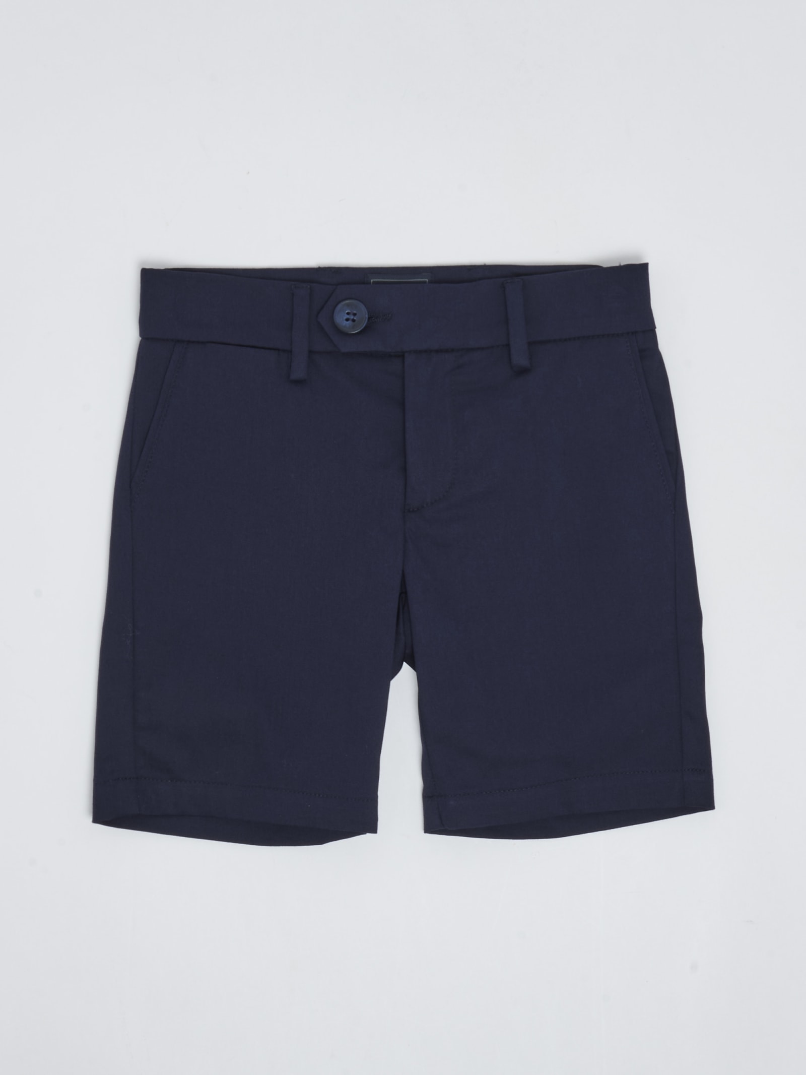 Fay Mid-rise Bermuda Shorts In Blu