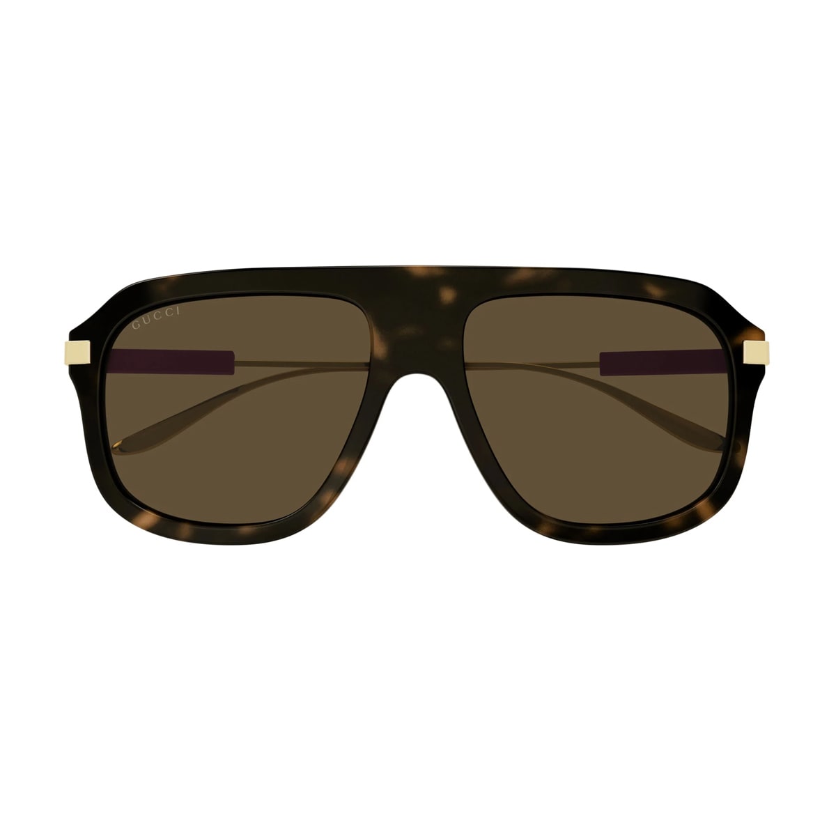 Shop Gucci Gg1309s Linea Web 006 Sunglasses In Marrone