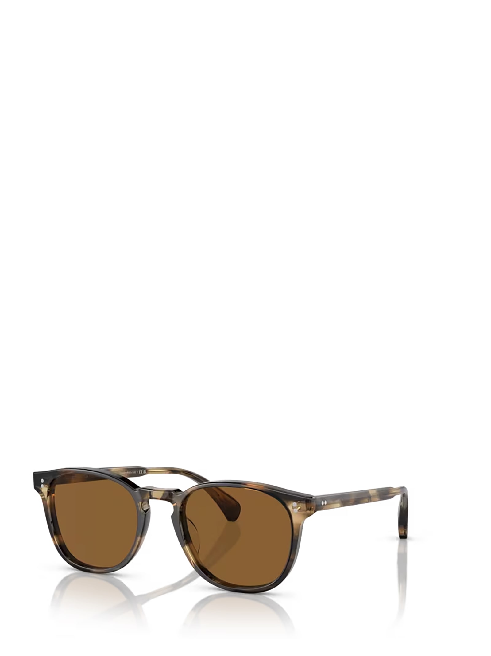 Shop Oliver Peoples Ov5298su Teakwood Sunglasses