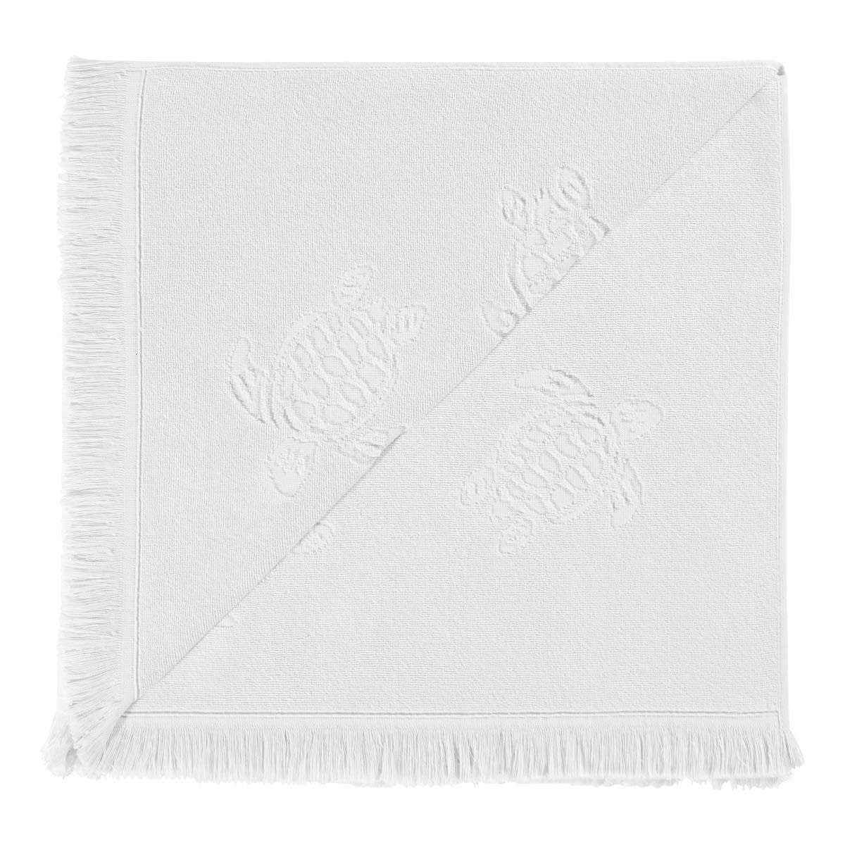 Shop Vilebrequin Santah Beach Towel In White