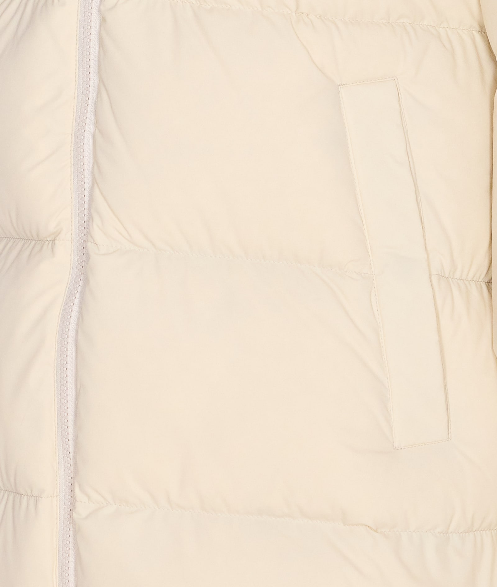 Woolrich Trequarti Parka Puffy P Avorio In Neutral