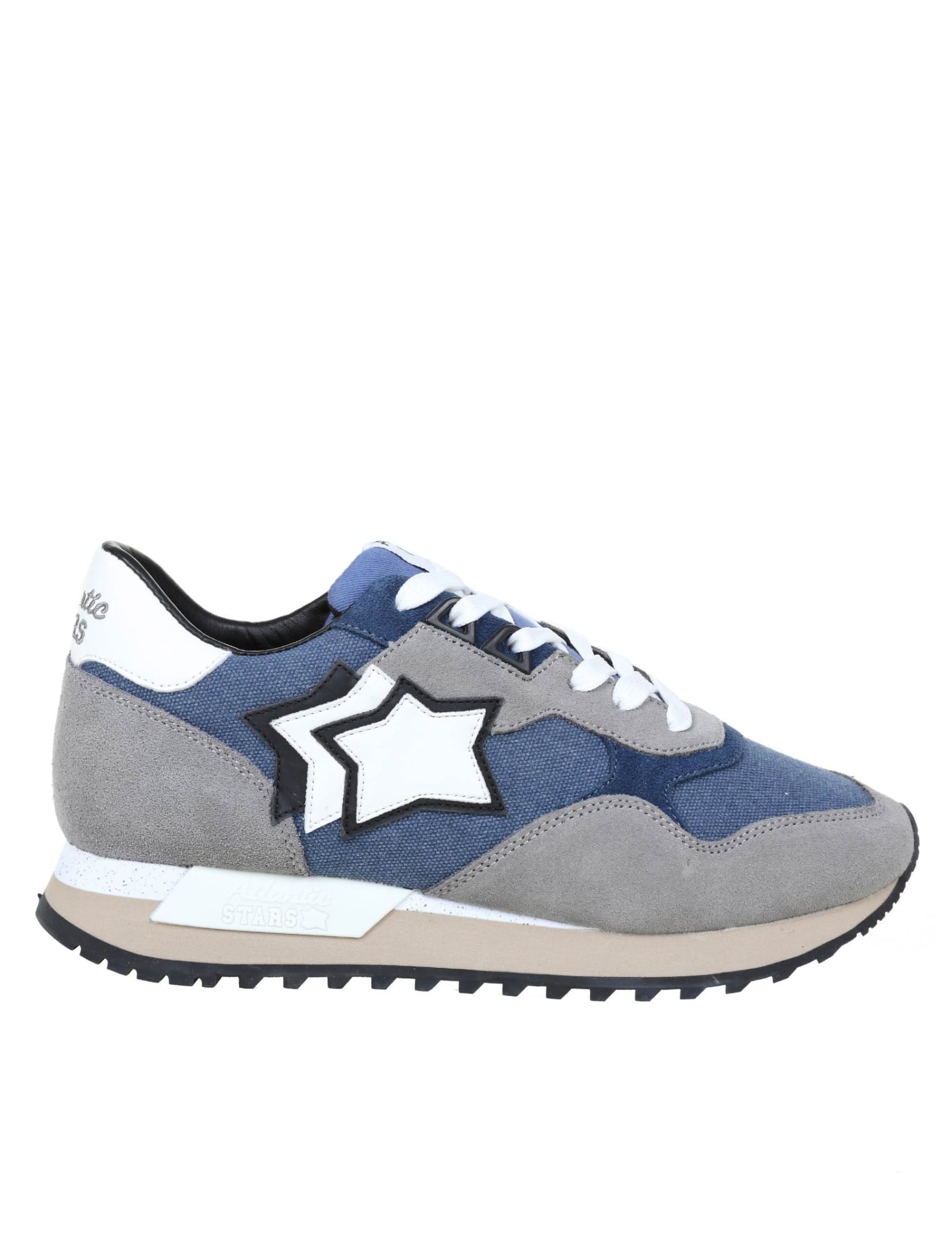 Atlantic Stars Draco Sneakers In Fabric And Suede