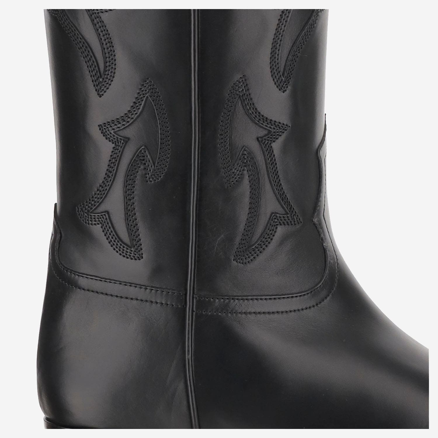 Shop Sartore Leather Boot In Black