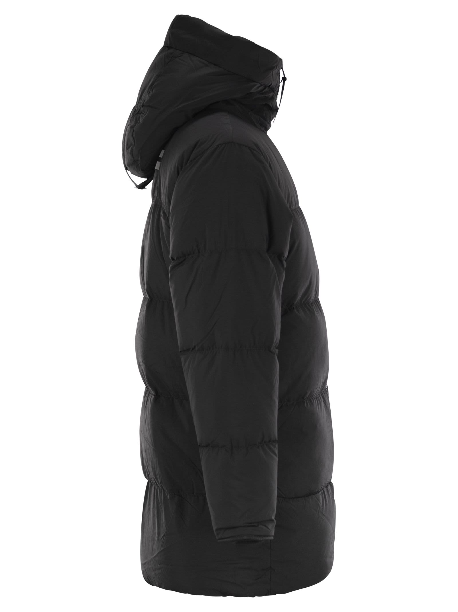 Shop Canada Goose Lawrence - Down Jacket With Black Logo